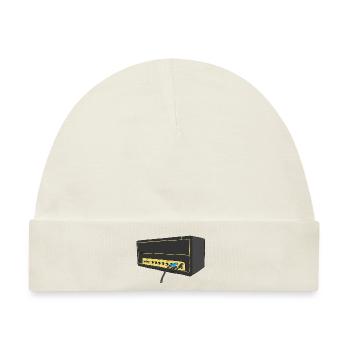 Gitarrenverstärker - Baby Premium Organic Mütze - Naturweiß - Vorne