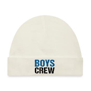 BOYS CREW Team Boys - Baby Premium Organic Mütze - Naturweiß - Vorne