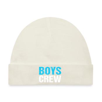 BOYS CREW Team Boys - Baby Premium Organic Mütze - Naturweiß - Vorne