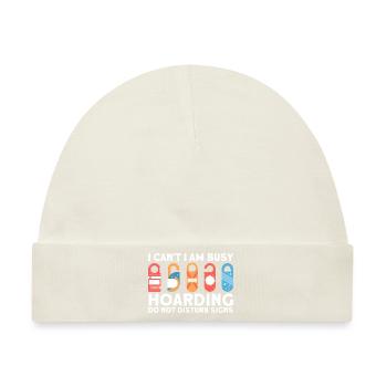 Sammeln Urlaub Sammlung Geschenk - Baby Premium Organic Mütze - Naturweiß - Vorne