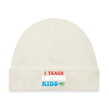 Lehrer Lehrerin Grundschullehrer Schule Lehramt - Baby Premium Organic Mütze - Naturweiß - Vorne
