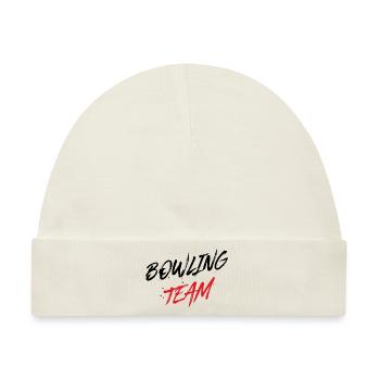 Bowling Team - Baby Premium Organic Mütze - Naturweiß - Vorne