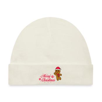 Lebkuchenmann - Baby Premium Organic Mütze - Naturweiß - Vorne