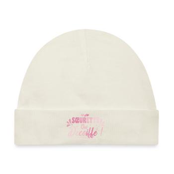 Beste Schwester, die Haarschnitte Geschenkidee Schwester - Baby Premium Organic Mütze - Naturweiß - Vorne