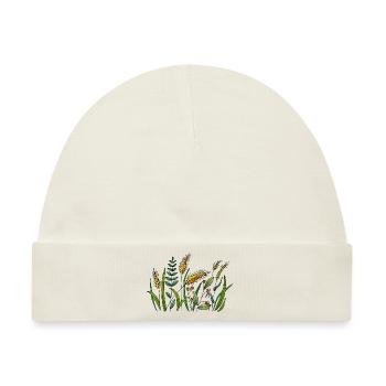 Wiese - Baby Premium Organic Mütze - Naturweiß - Vorne
