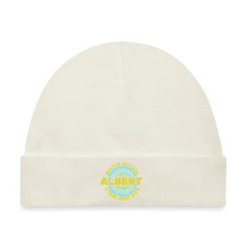 Geschenk für Albert - Baby Premium Organic Mütze - Naturweiß - Vorne
