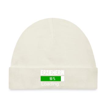 Erzieherin Ausbildung - Baby Premium Organic Mütze - Naturweiß - Vorne