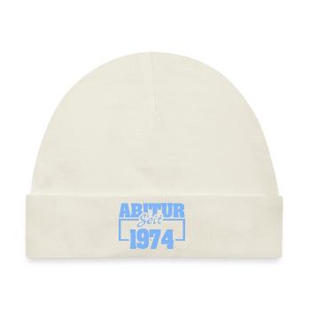 seit 1974 - Baby Premium Organic Mütze - Naturweiß - Vorne