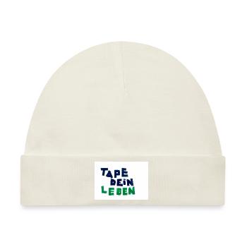 Tape dein Leben - Baby Premium Organic Mütze - Naturweiß - Vorne