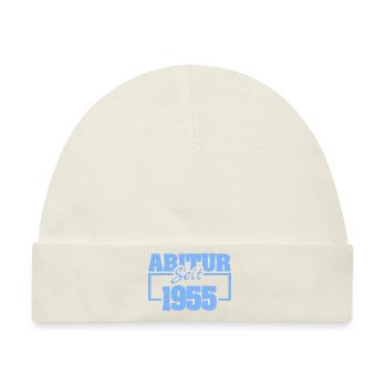 Abiturient 1955 - Baby Premium Organic Mütze - Naturweiß - Vorne