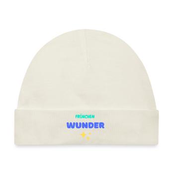 Frühchen Wunder Sterne - Baby Premium Organic Mütze - Naturweiß - Vorne