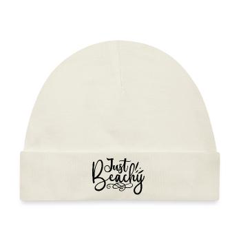 Just Beachy - Baby Premium Organic Mütze - Naturweiß - Vorne