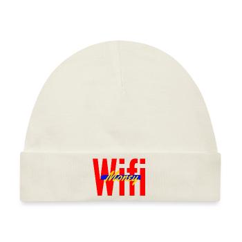 Wifi Money - Baby Premium Organic Mütze - Naturweiß - Vorne