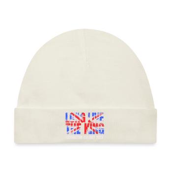 Britischer König Krönung Charles England Flagge - Baby Premium Organic Mütze - Naturweiß - Vorne