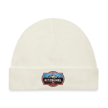 Kitzbühel, Österreich - Baby Premium Organic Mütze - Naturweiß - Vorne