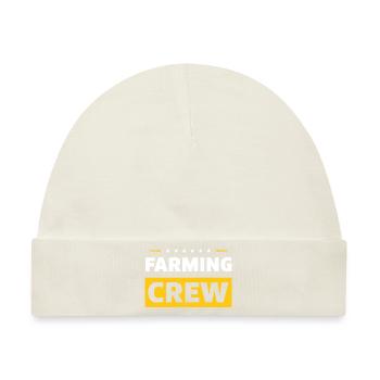 Farming Crew - Baby Premium Organic Mütze - Naturweiß - Vorne
