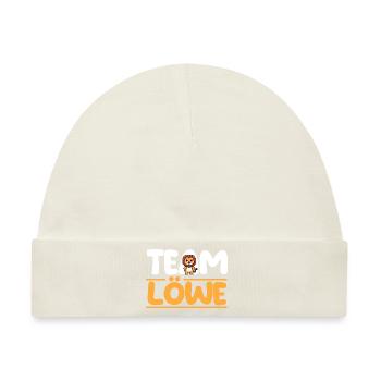 Löwe Löwen - Baby Premium Organic Mütze - Naturweiß - Vorne