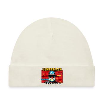 Lumberjack man - Baby Premium Organic Mütze - Naturweiß - Vorne