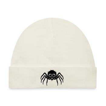 Spinne Spinnen Tiere - Baby Premium Organic Mütze - Naturweiß - Vorne