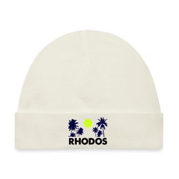 rhodos - Baby Premium Organic Mütze - Naturweiß - Vorne