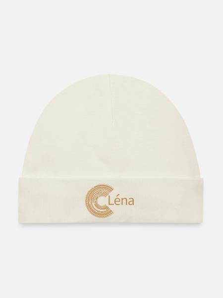 Für Léna - Baby Premium Organic Mütze - Naturweiß