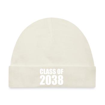 Class of 2038 - Baby Premium Organic Mütze - Naturweiß - Vorne