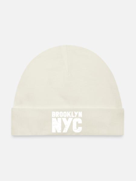 Brooklyn - Baby Premium Organic Mütze - Naturweiß
