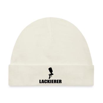 Lackierer - Baby Premium Organic Mütze - Naturweiß - Vorne