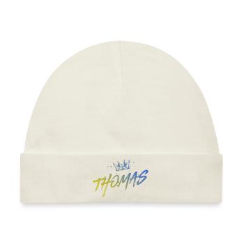 Thomas - Baby Premium Organic Mütze - Naturweiß - Vorne