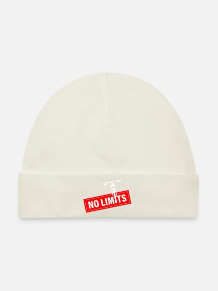 No limits - Baby Premium Organic Mütze - Naturweiß