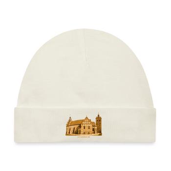 Luckenwalde Marktturm Kirche Fläming Brandenburg - Baby Premium Organic Mütze - Naturweiß - Vorne
