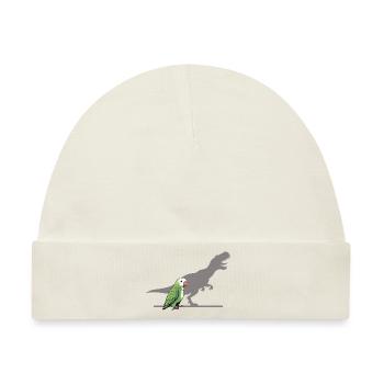 T-Rex shadow parrot - Baby Premium Organic Mütze - Naturweiß - Vorne