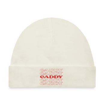 Caddy Golf Assistant Golf Caddie Caddy Golf Helfer - Baby Premium Organic Mütze - Naturweiß - Vorne