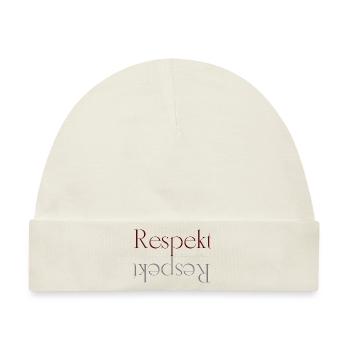 respekt - Baby Premium Organic Mütze - Naturweiß - Vorne