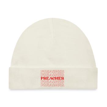 Prediger Pfarrer Geistlicher Pfarrer Priester - Baby Premium Organic Mütze - Naturweiß - Vorne