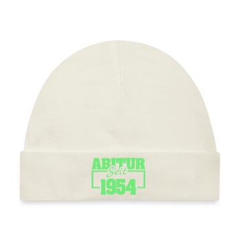 Abiturient 1954 - Baby Premium Organic Mütze - Naturweiß - Vorne