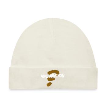 Who are you - Baby Premium Organic Mütze - Naturweiß - Vorne