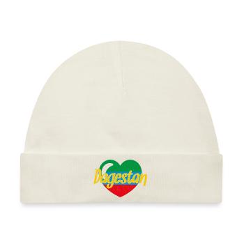 Dagestan Papakha Adler Flagge Herkunft Reise - Baby Premium Organic Mütze - Naturweiß - Vorne