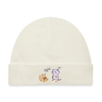 Das kostet einen Arm und ein Bein Lustige Katzengespräche - Baby Premium Organic Mütze - Naturweiß - Vorne