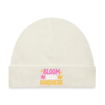 Bloom With Kindness Prediger - Baby Premium Organic Mütze - Naturweiß - Vorne