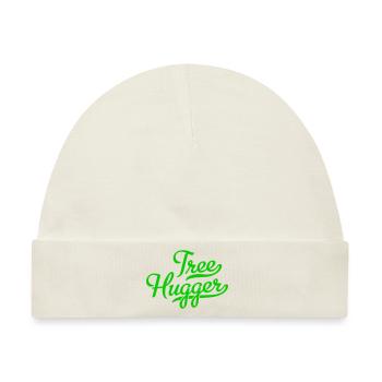 Tree Hugger - Baby Premium Organic Mütze - Naturweiß - Vorne