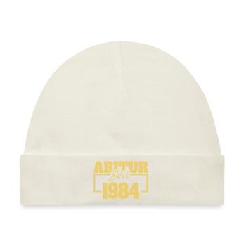 Abiturient 1984 - Baby Premium Organic Mütze - Naturweiß - Vorne