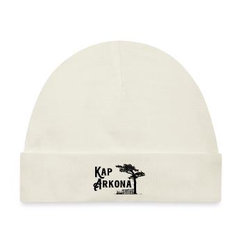 Kap Arkona, Heimat der Kreidefelsen - Baby Premium Organic Mütze - Naturweiß - Vorne