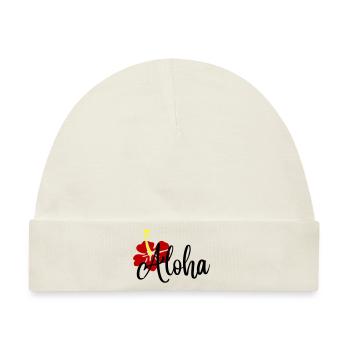 ALoha - Baby Premium Organic Mütze - Naturweiß - Vorne