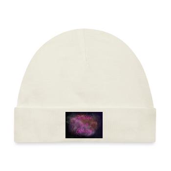 GenderGalaxy - Baby Premium Organic Mütze - Naturweiß - Vorne
