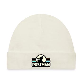 Postbote - Baby Premium Organic Mütze - Naturweiß - Vorne