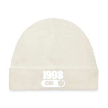 1998 1998 - Baby Premium Organic Mütze - Naturweiß - Vorne