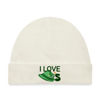 Ich liebe Hüte - Baby Premium Organic Mütze - Naturweiß - Vorne