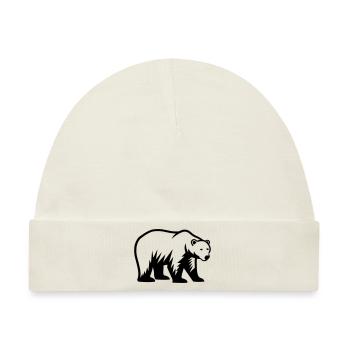 Eisbär - Baby Premium Organic Mütze - Naturweiß - Vorne
