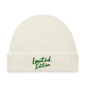 Limited Edition - Baby Premium Organic Mütze - Naturweiß - Vorne